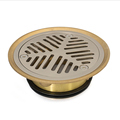 High Quality Brass Drain Trap: 15cm Wall-mounted Pop for Bathroom, Shower, and Washroom Flooring1