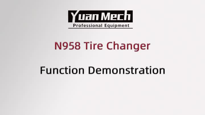 N958 Cambiatore di gomma Funzionamento 17 pollici Tire standard.MP4
