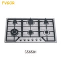 Stainless Steel Gas Cooktop with 6 Burners1