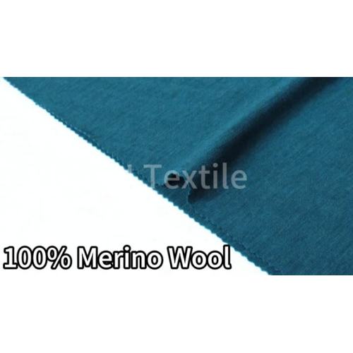 100% नीला मेरिनो ऊन नरम गर्म कपड़ा