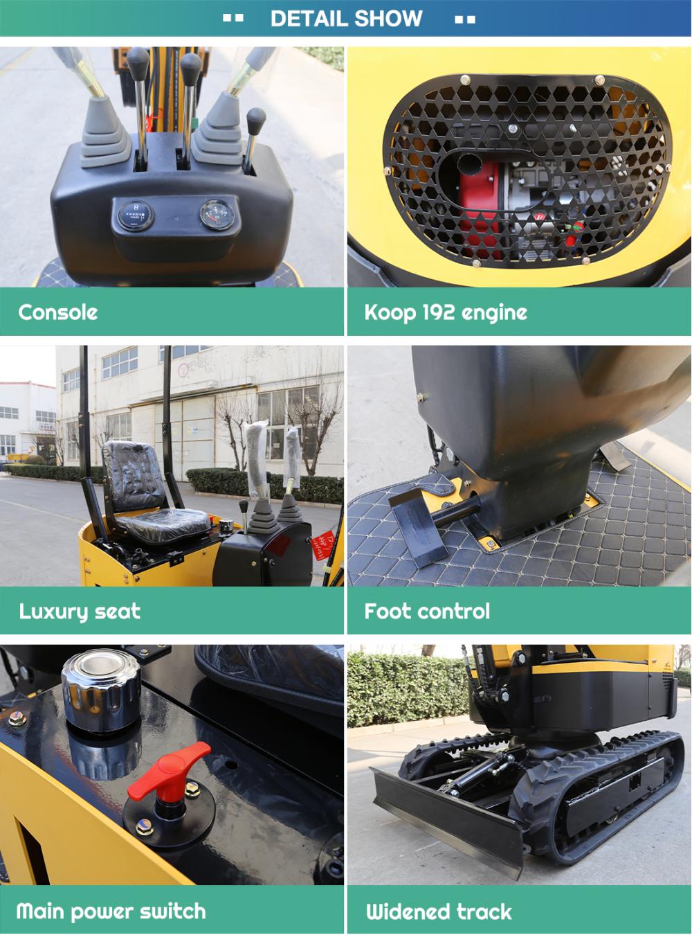 Ce Epa China Mini Hydraulic Excavators