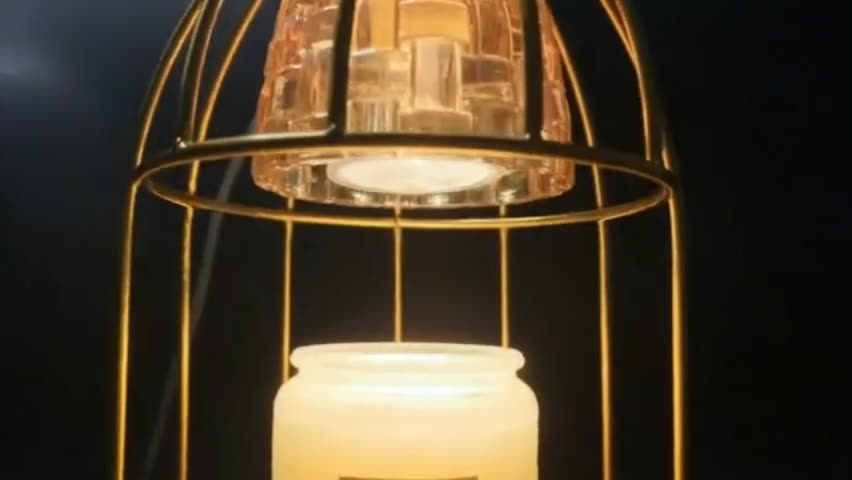 Lampu Candle Warmer Untuk Lilin Top-Down Lilin, Lampu Lilin Wax Aromaterapi Vintage, Lampu Malam1