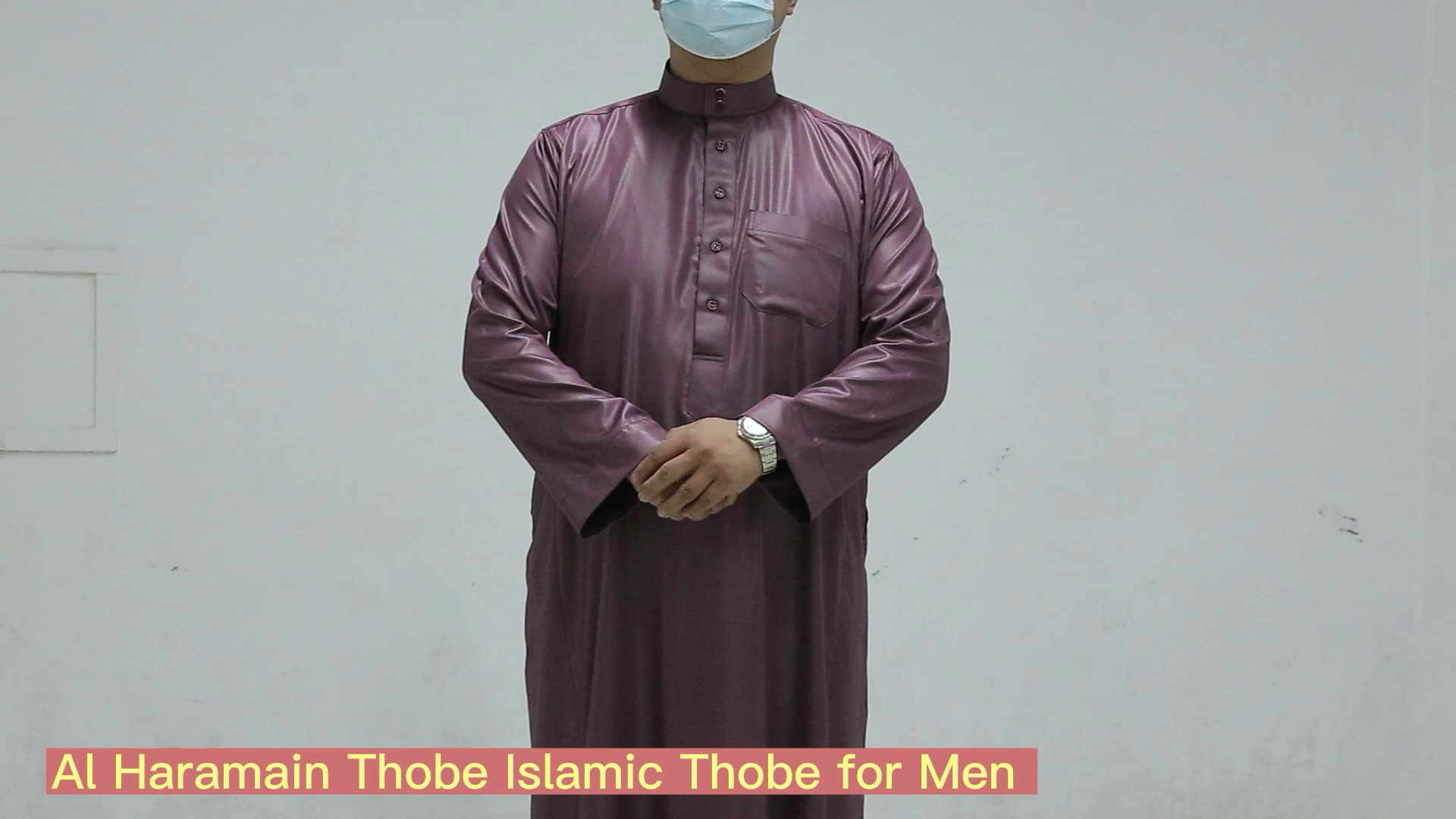 Originale Al Haramain/Daffah/Al Aseel Gamis Abbigliamento islamico Kaftan Jilbab Abaya Borkha Abito musulmano Qmais Mens Thobe1