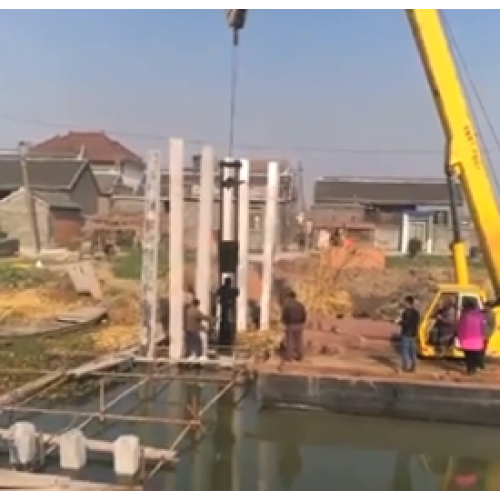 Small bridge project in Philippines