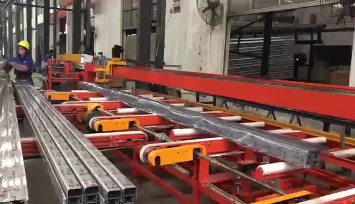 ensacheuse à paquet unique pour profilé en aluminium