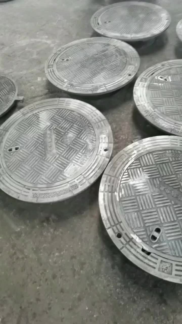 Anti-setting cast iron manhole cover