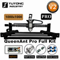 QueenAnt PRO 1605/1610: Advanced Black CNC Full Kit with Ball Screw, Linear Rails, and Enhanced Precision for High-Quality Engraving and Cutting Machines1