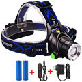 Hotsale Waterproof T6 LED Rechargeable 18650 Zoom Head Torch - 1000 Lumens Outdoor Camping Headlamp1