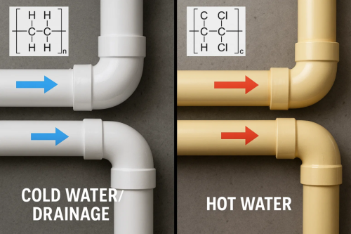 ¿Qué son el PVC, CPVC y UPVC? ¿Cuáles son las diferencias?