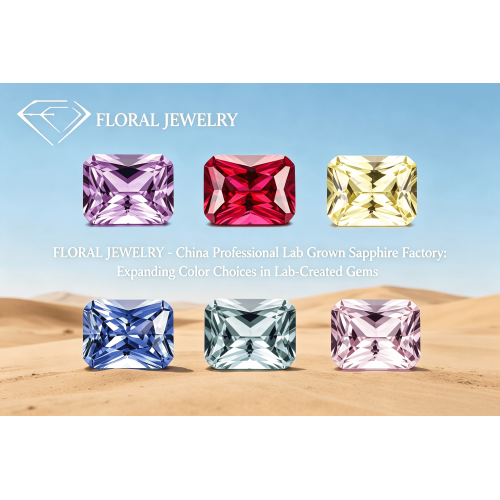 FLORAL JEWELRY - China Professional Lab Grown Sapphire Factory: Pagpapalawak ng Mga Pagpipilian sa Kulay sa Mga Lab-Created Gems