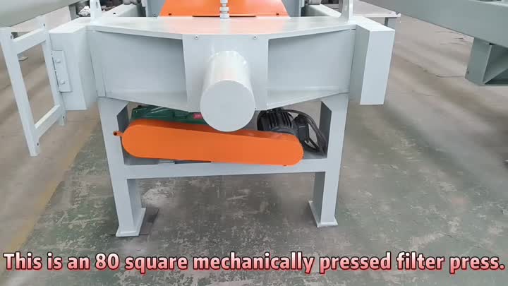 Mechanical compaction filter press