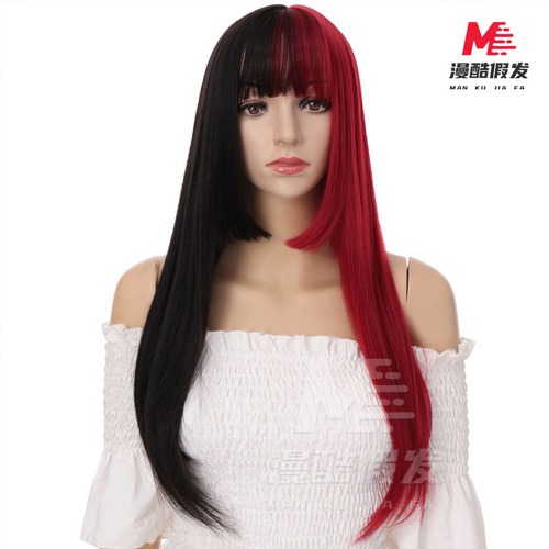Man Ku ウィッグ – スプリットカラーのコスプレおよびアニメキャラクターウィッグの専門ヘア製品メーカー