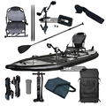 GeeTone Customizable Inflatable Fishing Kayak with Pedal Drive and Foldable Rudder1