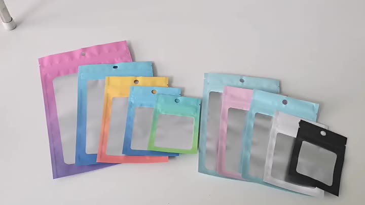 Packagin plastik foil multicolor yang dapat ditutup kembali