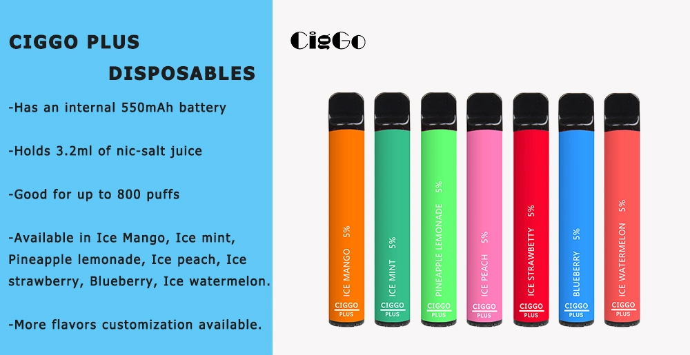 Uus saabunud 550 mAh 800 Puffs E sigarettide Elf Bars Vape Pod Kit Aurusti