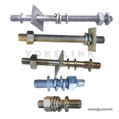 Hot Galvanized Forged Line Post Studs untuk Kayu Kayu dan Salib-Arms