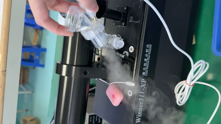 Teste de taxa de atomizador de piezo-piezo sem chumbo