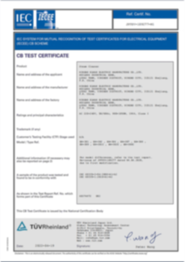 Formaldehyde Test Report