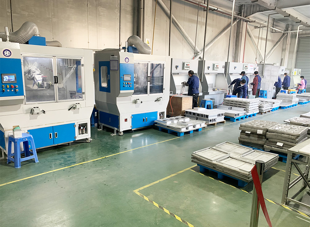 Inside the factory