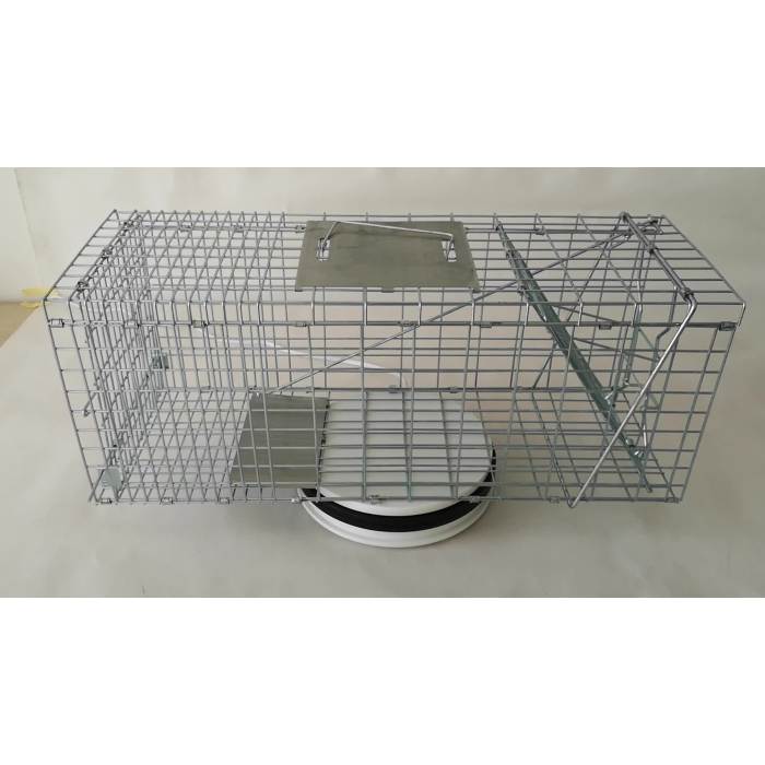 How to Catch a Cat Liebang 26 inch Steel Rodent Trap Cage for Stray Cats Rabbits Raccoons1