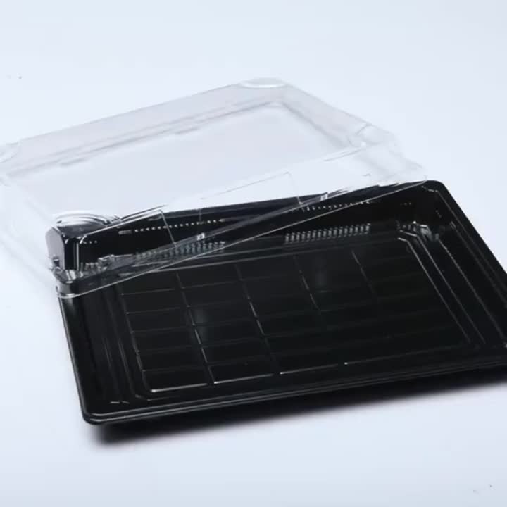 Tigelas de plástico transparente descartáveis