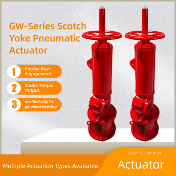 GW Scotch Yoke Actuator Real Operation: Industrial Valve Torque Demo