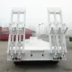 MultiAxle Lowboy Trailer 100 Tonnen zu verkaufen Afrika