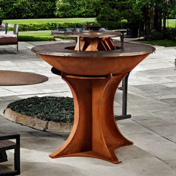 Why choose a wood grill made of JBLgarden corten steel？