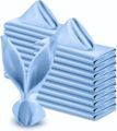 Custom 43x43cm Square Satin Napkins for Weddings and Banquets1
