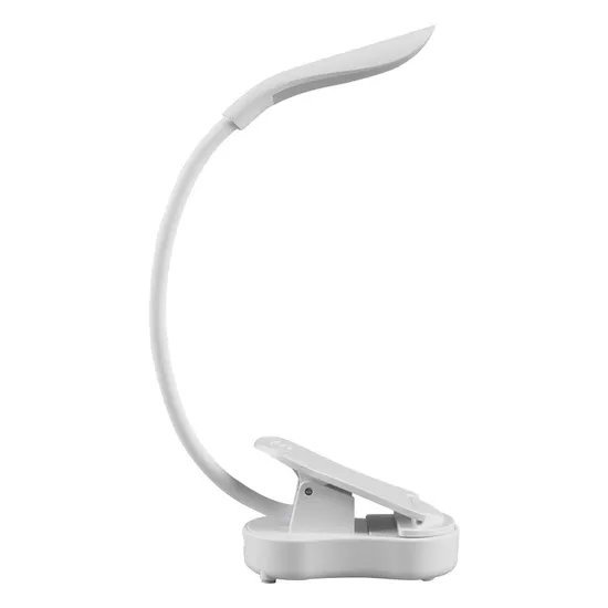 USB recargable lámpara de escritorio de clip de libro recargable para leer1