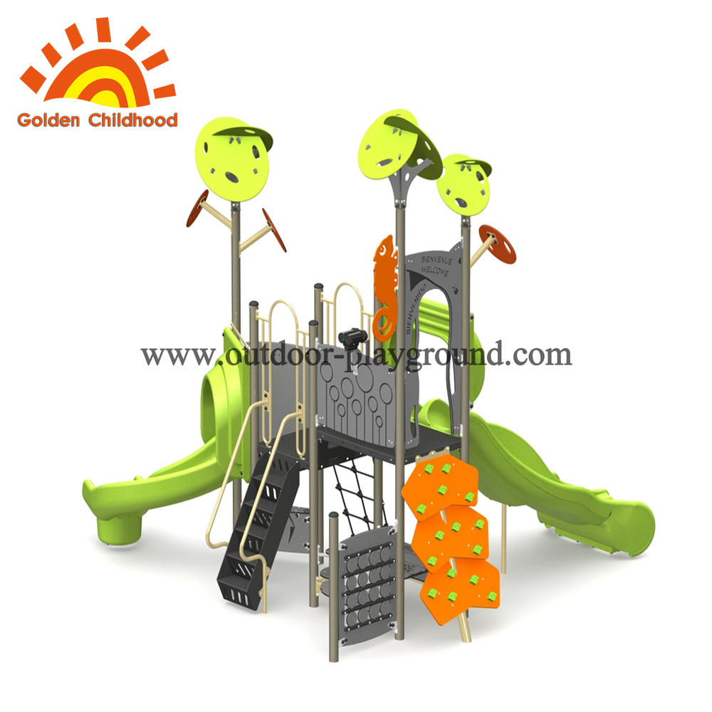 Rainforest Style Outdoor Playground Equipment