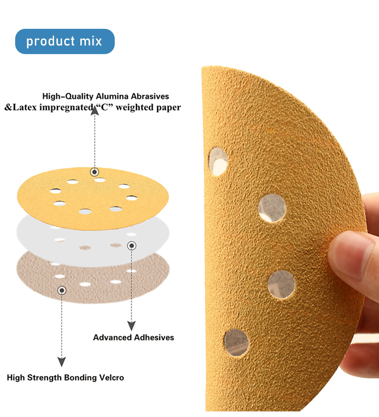 Gold Sanding Disc