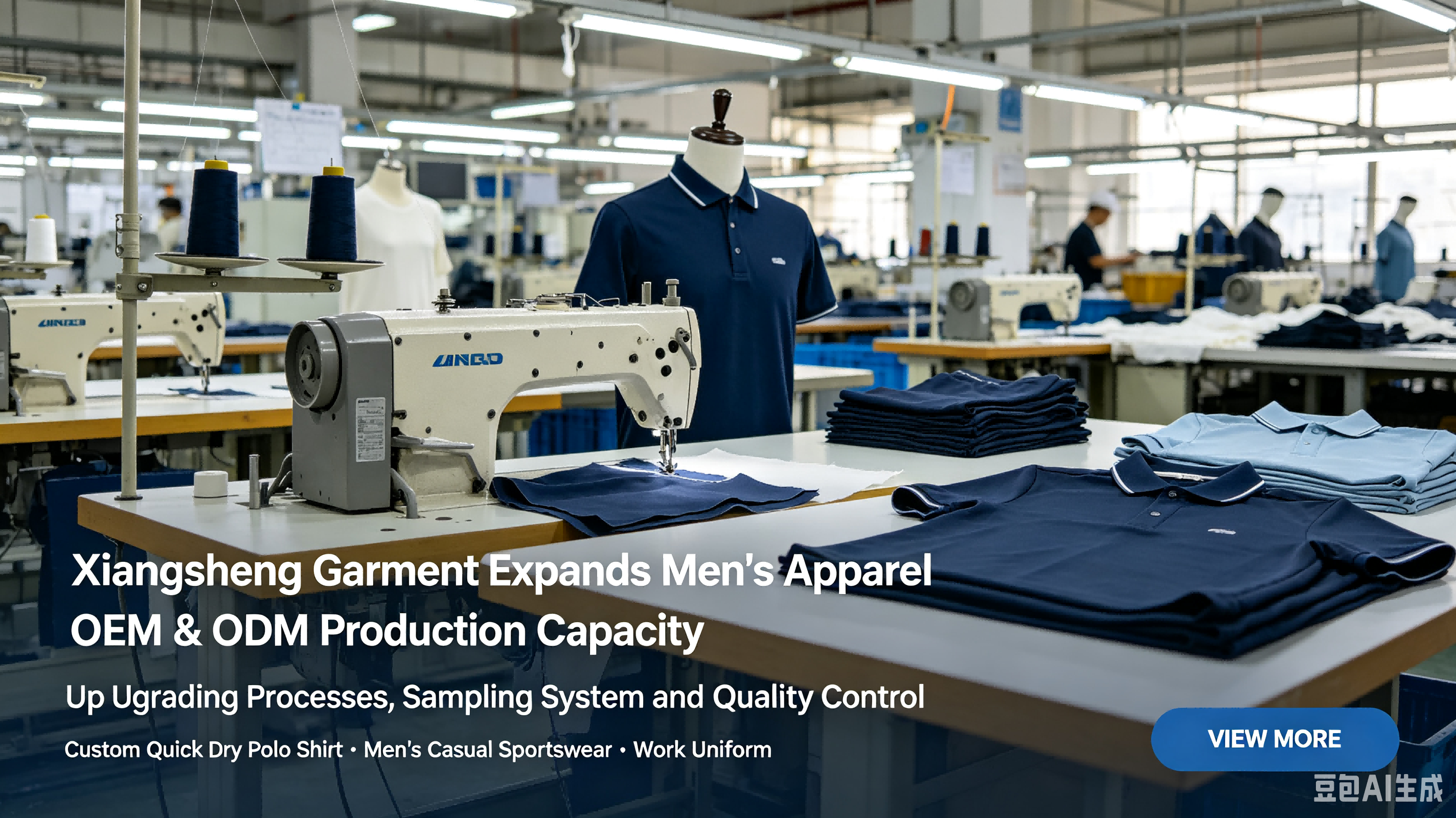Xiangsheng Garment erweitert seine OEM- und ODM-Kapazitäten für Herrenbekleidung durch stärkere Dienstleistungen für maßgeschneiderte Arbeitskleidungsuniformen