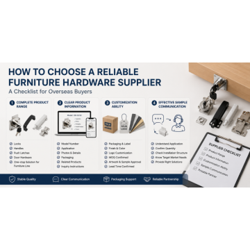 Lista de verificación de proveedores de herrajes para muebles para compradores extranjeros