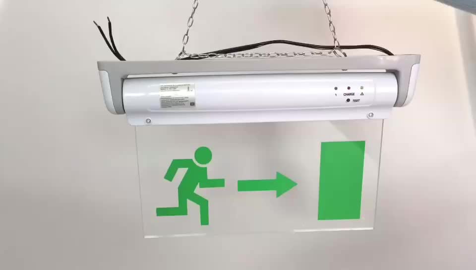 IP20 Acrylpanel Grüne Farbe Notfalllicht LED1