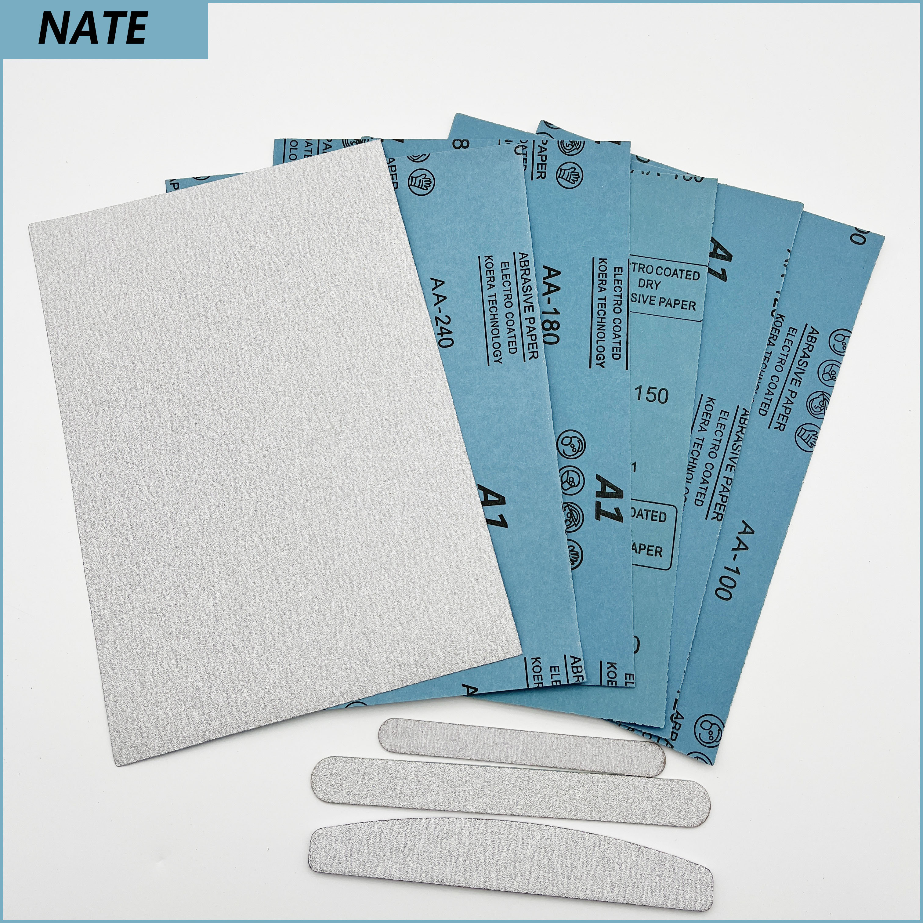 Nail file sandpaper