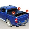 High Quality Aluminum Retractable Tonneau Cover for Ford Ranger and Tacoma1