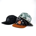 Wholesale Custom Polyester/Cotton Toddler 5 Panel Camp Caps for Kids1
