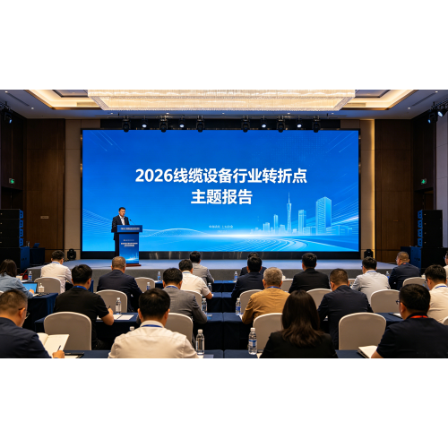 2026년은 전선 및 케이블 장비 산업의 중요한 성장의 해가 될 것입니다