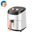 Wholesale High-Power Digital Control Stainless Steel Oil-Less Air Fryer - Round Shape1