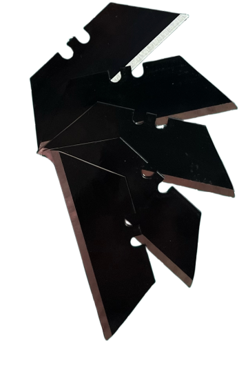 black utility knife blades