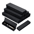 Empty Black Kraft Paper Pen Box with Cushion for Business Gift Pen Packaging1