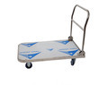 Industrial Folding Carts, Warehouse Trucks, and Small Pull Carts with 4 Wheels in Stainless Steel1