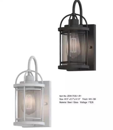 Outdoor wall lantern lamp