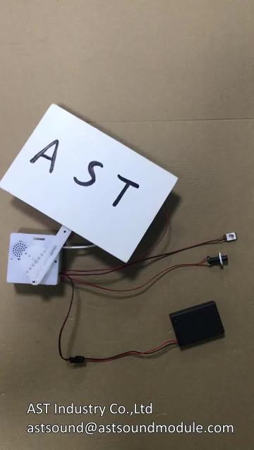 Motion sensor sound box with USB and leds for POS