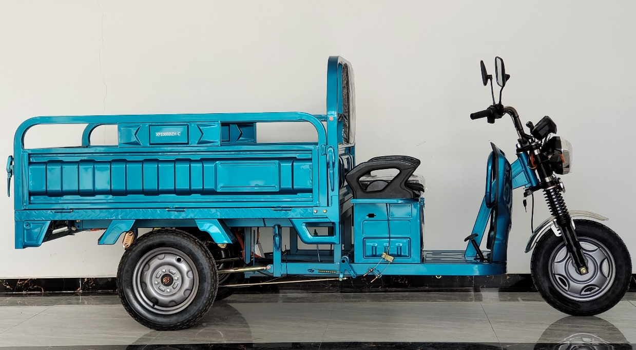 Heavy Duty Cargo Three Drive Electric Tricycle