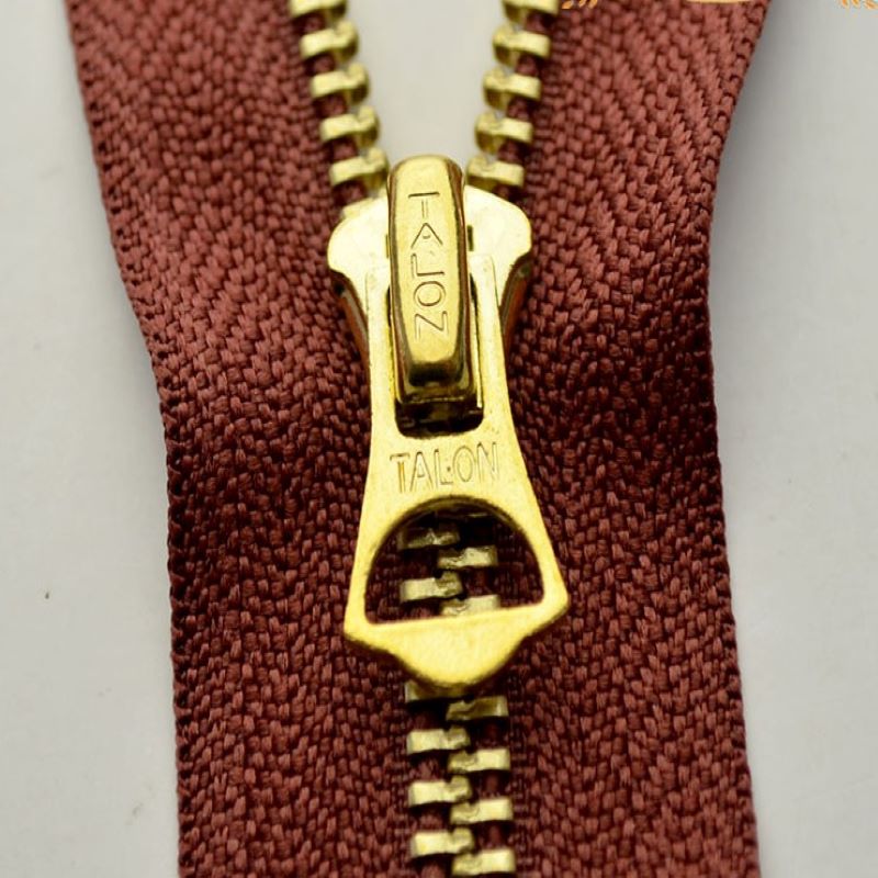 10inch brass separating zipper