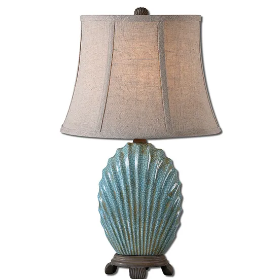 Candeeiro de mesa de cerâmica vintage elegante para decoração do quarto1
