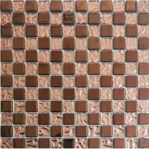 Mirror Glass Mixed Mosaic Glossy Back Wall Tiles leads the new trend of decorative material design