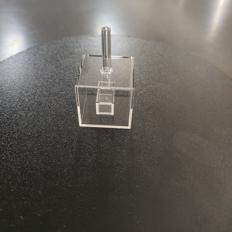 Cellule de vapeur de quartz à fusion